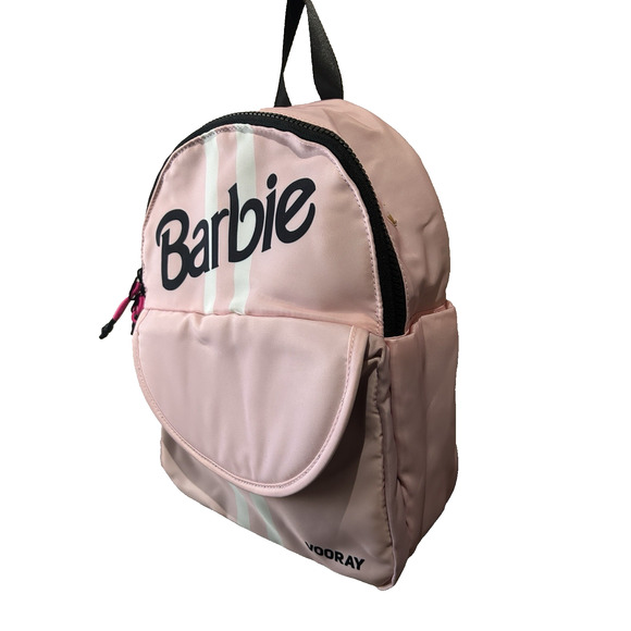 NWT Vooray Barbie Blush Pink Lexi Bagpack Lexi Small Pockets Zipper Side Pockets - Picture 3 of 8